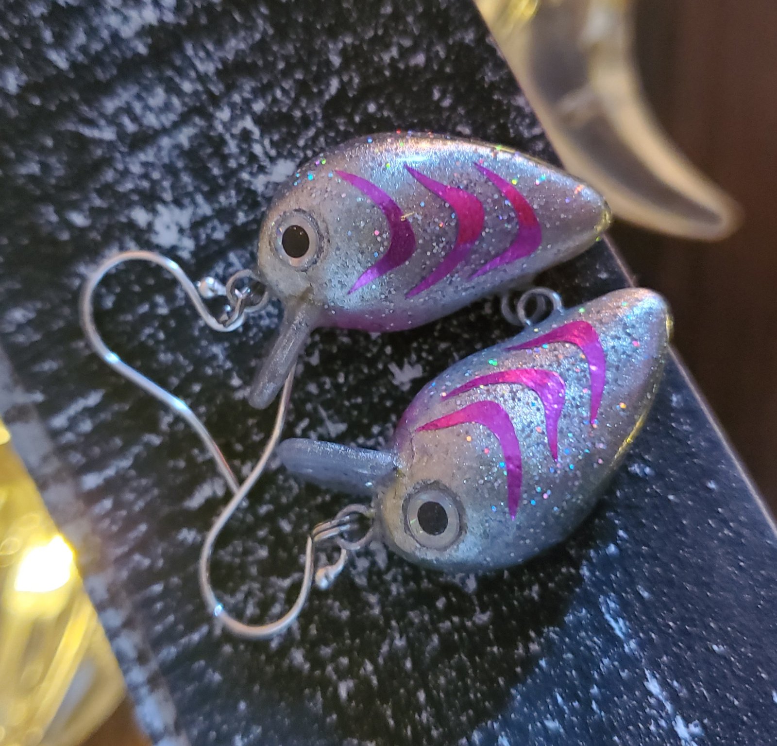 STARDUST FISHING LURE EARRINGS - Image 5