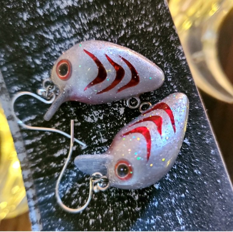 STARDUST FISHING LURE EARRINGS - Image 3