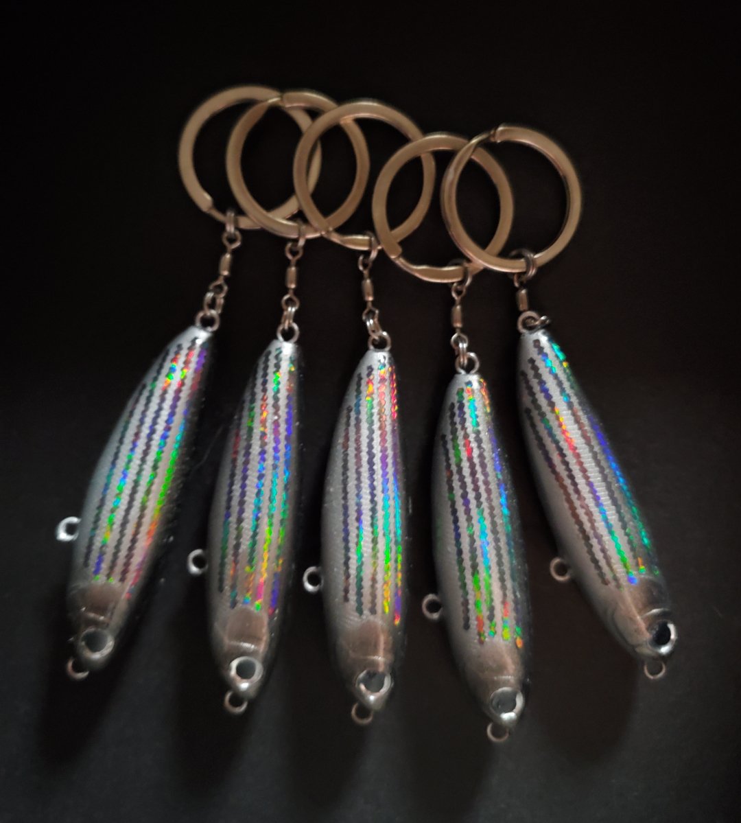 COSMIC FISHING LURE KEYCHAINS