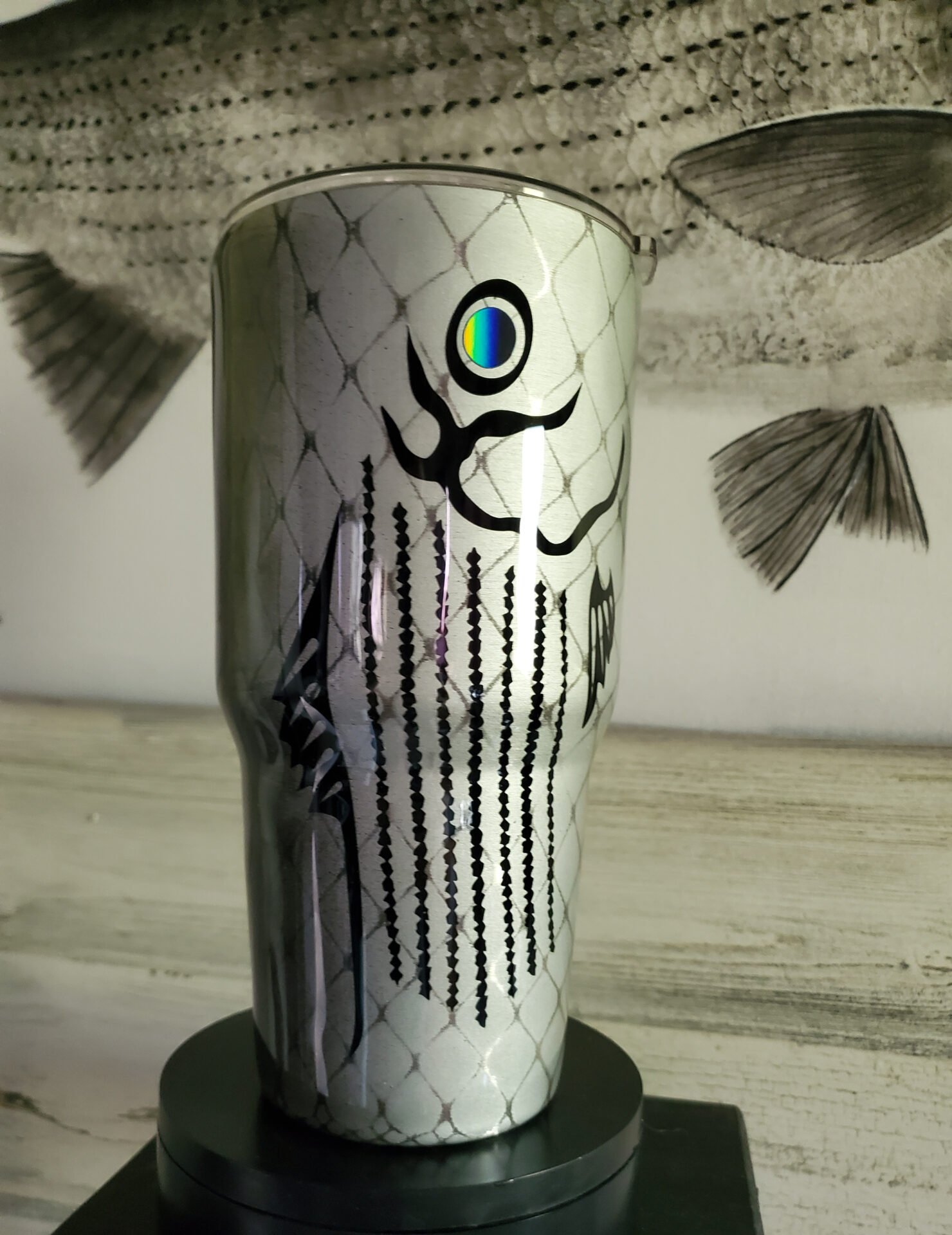 Striped Bass 30 oz Tumbler Cups